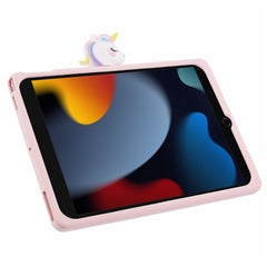 For iPad 10.2 (2021) / (2020) / (2019) / Air 10.5 inch (2019) / Pro 10.5-inch (2017) Case Cartoon Horse Rotary Kickstand Cover