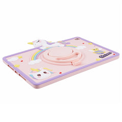 For iPad 10.2 (2021) / (2020) / (2019) / Air 10.5 inch (2019) / Pro 10.5-inch (2017) Case Cartoon Horse Rotary Kickstand Cover