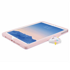For iPad 9.7-inch (2017) / (2018) / iPad Air (2013) / Air 2 Case Cartoon Horse Design Tablet Kickstand Cover