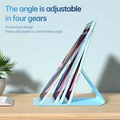 For iPad Pro 12.9 (2022) / (2021) / (2020) / (2018) Case PU Leather+Acrylic+TPU Tablet Cover with Lens Protection