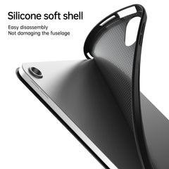 For iPad (2025) / 10.9 (2022) Tri-Fold Stand Tablet Case Leather+TPU Cover