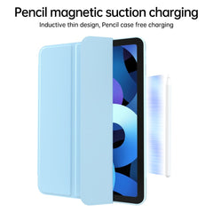For iPad (2025) / 10.9 (2022) Tri-Fold Stand Tablet Case Leather+TPU Cover