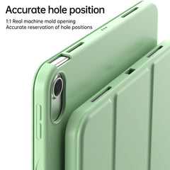 For iPad (2025) / 10.9 (2022) Tri-Fold Stand Tablet Case Leather+TPU Cover
