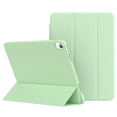 For iPad (2025) / 10.9 (2022) Tri-Fold Stand Tablet Case Leather+TPU Cover