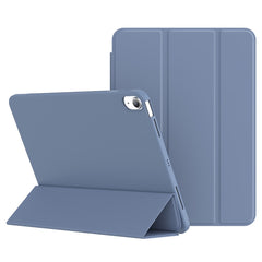 For iPad (2025) / 10.9 (2022) Tri-Fold Stand Tablet Case Leather+TPU Cover