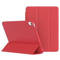 For iPad (2025) / 10.9 (2022) Tri-Fold Stand Tablet Case Leather+TPU Cover