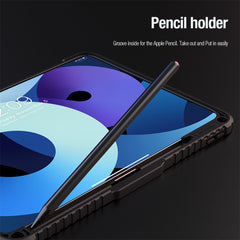 NILLKIN Bumper Leather Case Pro for iPad Pro 11 (2024) Tablet Cover Anti-Fall Auto Wake  /  Sleep Case