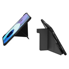 NILLKIN Bumper Leather Case Pro for iPad Pro 11 (2024) Tablet Cover Anti-Fall Auto Wake  /  Sleep Case