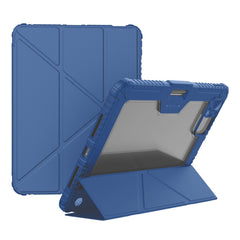 NILLKIN Bumper Leather Case Pro for iPad Pro 11 (2024) Tablet Cover Anti-Fall Auto Wake  /  Sleep Case