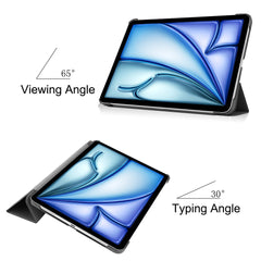 For iPad Air 11 (2025) / (2024) Case PU Leather Protective Tri-Fold Stand Smart Cover