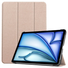 For iPad Air 11 (2025) / (2024) Case PU Leather Protective Tri-Fold Stand Smart Cover