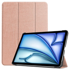 For iPad Air 11 (2025) / (2024) Case PU Leather Protective Tri-Fold Stand Smart Cover