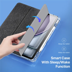DUX DUCIS Unid Series For iPad Air 13 (2025) / (2024) / Pro 12.9 inch (2022) / (2021) / (2020) / (2018) Case PU Clear Tablet Cover