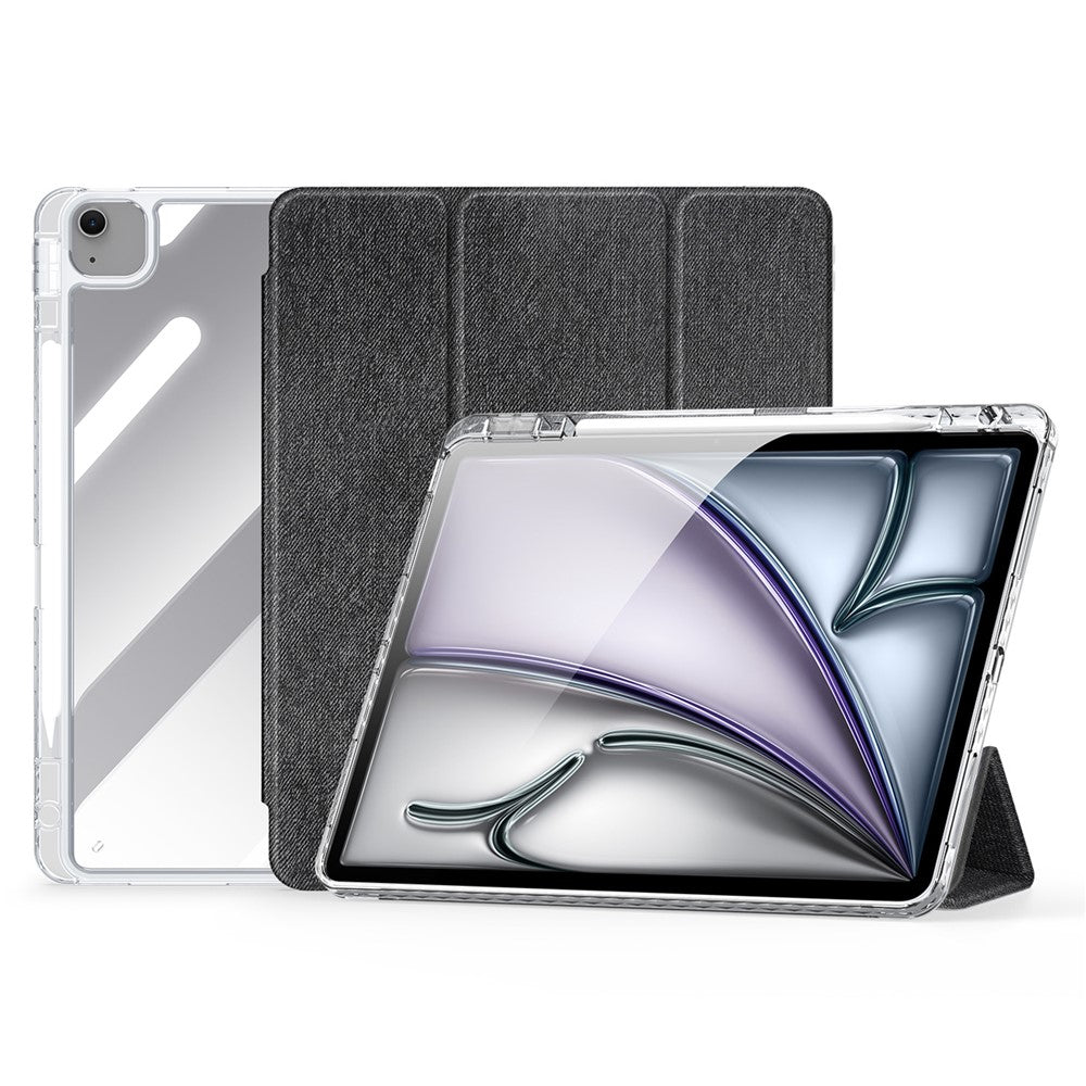 DUX DUCIS Unid Series For iPad Air 13 (2025) / (2024) / Pro 12.9 inch (2022) / (2021) / (2020) / (2018) Case PU Clear Tablet Cover