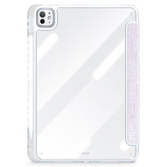 DUX DUCIS Unid Series For iPad Pro 11 (2024) Clear Case TPU+PC+Leather Cover with Auto Wake / Sleep