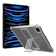 For iPad Pro 12.9 (2022) / (2021) / (2020) / (2018) Case Drop-proof PC Kickstand TPU Tablet Cover