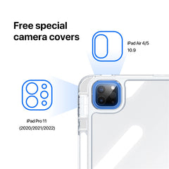 DUX DUCIS Unid Series For iPad Pro 11 (2020) (2021) (2022) / Air 11 (2025) / (2024) / Air (2022) / (2020) Case Clear Leather Cover