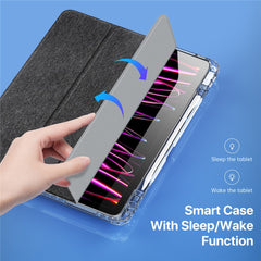 DUX DUCIS Unid Series For iPad Pro 11 (2020) (2021) (2022) / Air 11 (2025) / (2024) / Air (2022) / (2020) Case Clear Leather Cover