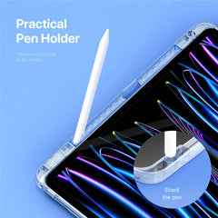 DUX DUCIS Unid Series Étui pour tablette en TPU + PC + cuir avec fonction veille/réveil automatique pour iPad Pro 12,9 pouces (2018) (2020) (2021) (2022) 