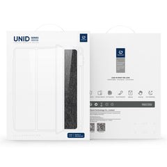 DUX DUCIS Unid Series Étui pour tablette en TPU + PC + cuir avec fonction veille/réveil automatique pour iPad Pro 12,9 pouces (2018) (2020) (2021) (2022) 