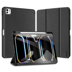 DUX DUCIS Domo Series for iPad Pro 11 (2024) Tablet Case Tri-fold Stand Leather Business Style Cover