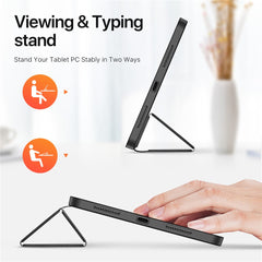 DUX DUCIS Domo Series for iPad Pro 11 (2024) Tablet Case Tri-fold Stand Leather Business Style Cover