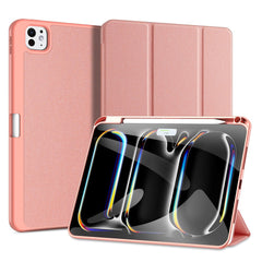DUX DUCIS Domo Series for iPad Pro 11 (2024) Tablet Case Tri-fold Stand Leather Business Style Cover