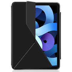 For iPad Air 13 (2025) / (2024) / Pro 12.9 (2022) / (2021) / (2020) / (2018) Tablet Case Magnetic PU Leather+PC V-Fold Stand Shell