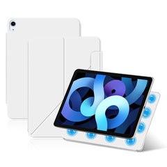 For iPad Air 13 (2025) / (2024) / Pro 12.9 (2022) / (2021) / (2020) / (2018) Tablet Case Magnetic PU Leather+PC V-Fold Stand Shell