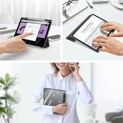 DUX DUCIS TOBY Series For iPad Air 13 (2025) / (2024) / Pro 12.9 (2018) / (2020) / (2021) / (2022) Case Leather Tri-Fold Stand Cover