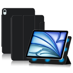 Étui à rabat magnétique en cuir PU pour iPad Air 13 (2025) / (2024) / Pro 12.9 (2022) / (2021) / (2020) / (2018) avec support antichoc 