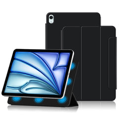 Étui à rabat magnétique en cuir PU pour iPad Air 13 (2025) / (2024) / Pro 12.9 (2022) / (2021) / (2020) / (2018) avec support antichoc 