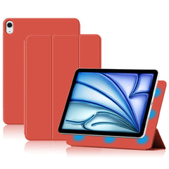 Étui à trois volets en cuir PU et TPU pour iPad Air 13 (2025) / (2024) / Pro 12.9 (2022) / (2021) / (2020) / (2018) 