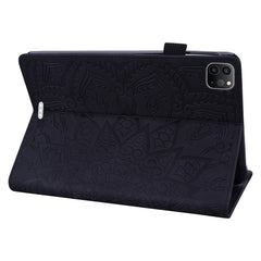 For iPad Air 13 (2025) / (2024) / Pro 12.9 (2020) / (2021) Case PU Leather Flower Pattern Stand Cover