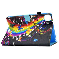 For iPad Pro 11 (2024) Case PU Leather+TPU Tablet Protective Cover Pattern Printing Full Protection Shell