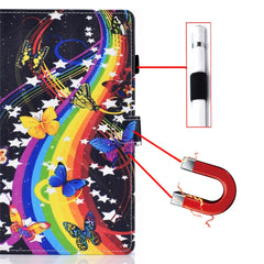 For iPad Pro 11 (2024) Case PU Leather+TPU Tablet Protective Cover Pattern Printing Full Protection Shell
