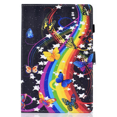 For iPad Pro 11 (2024) Case PU Leather+TPU Tablet Protective Cover Pattern Printing Full Protection Shell