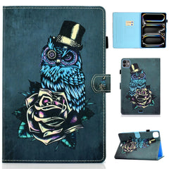 For iPad Pro 11 (2024) Case PU Leather+TPU Tablet Protective Cover Pattern Printing Full Protection Shell