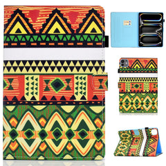 For iPad Pro 11 (2024) Case PU Leather+TPU Tablet Protective Cover Pattern Printing Full Protection Shell