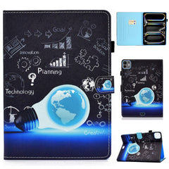 For iPad Pro 11 (2024) Case PU Leather+TPU Tablet Protective Cover Pattern Printing Full Protection Shell