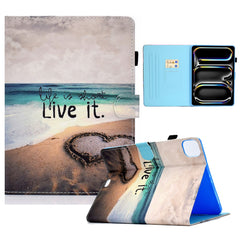 For iPad Pro 11 (2024) Case PU Leather+TPU Tablet Protective Cover Pattern Printing Full Protection Shell