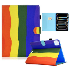 For iPad Pro 11 (2024) Case PU Leather+TPU Tablet Protective Cover Pattern Printing Full Protection Shell