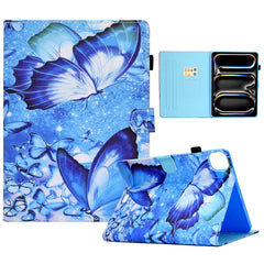 For iPad Pro 11 (2024) Case PU Leather+TPU Tablet Protective Cover Pattern Printing Full Protection Shell