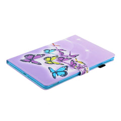 For iPad Pro 11 (2024) Case Pattern PU Leather Tablet Cover with Pencil Holder
