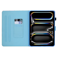 For iPad Pro 11 (2024) Tablet Cover Shockproof Leather Card Holder Stand Case