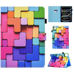 For iPad Pro 11 (2024) Tablet Cover Shockproof Leather Card Holder Stand Case