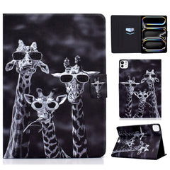 A1 For iPad Pro 11 (2024) Case Anti-Drop Card Holder Stand Leather Tablet Cover