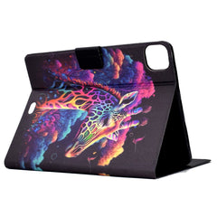For iPad Pro 11 (2024) Case Pattern Leather Tablet Protective Cover Auto Sleep / Wake