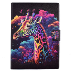 For iPad Pro 11 (2024) Case Pattern Leather Tablet Protective Cover Auto Sleep / Wake
