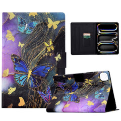 For iPad Pro 11 (2024) Case Pattern Leather Tablet Protective Cover Auto Sleep / Wake
